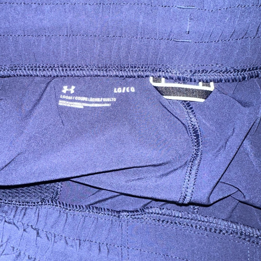 Women's Under Armour Jogger Pants Size L Navy Blue Auburn Lacrosse Club NWT NEW - Picture 7 of 14